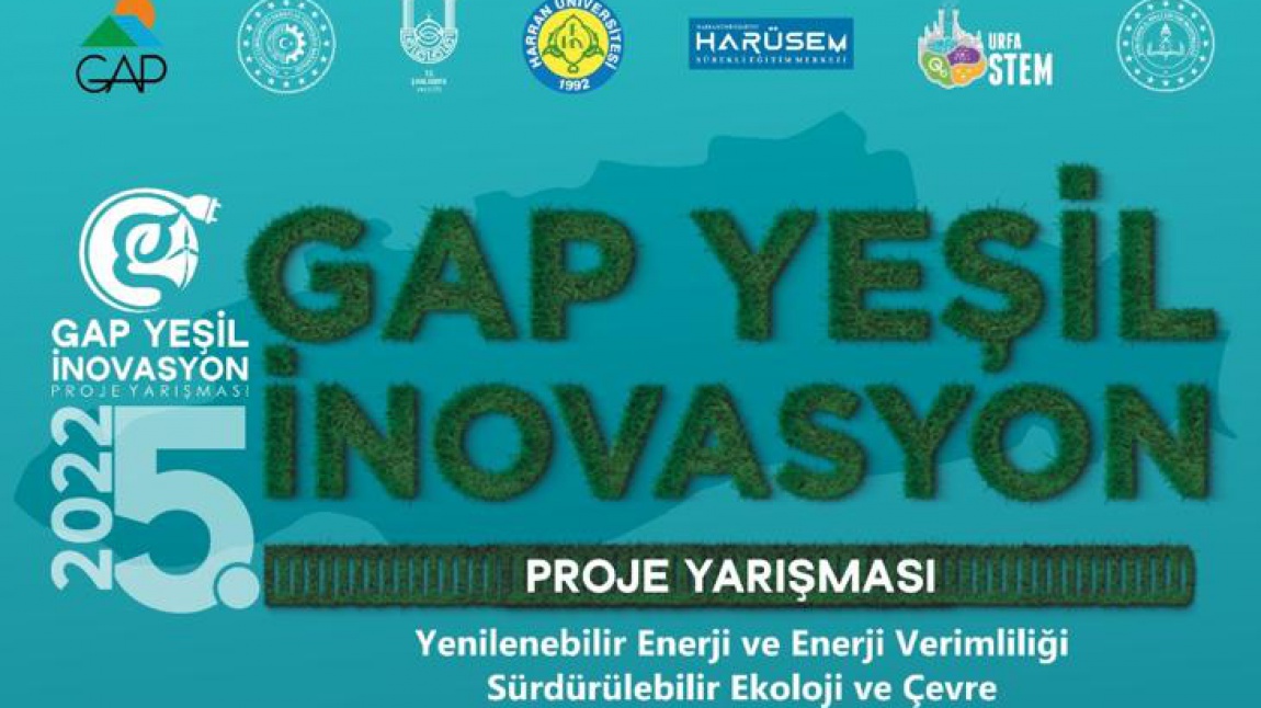 Okulumuzdan 5. GAP Yeşil İnovasyon Yarışmasında Başarı